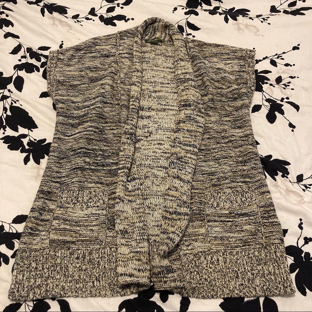 Eddie Bauer XL Sleeveless Duster Sweater